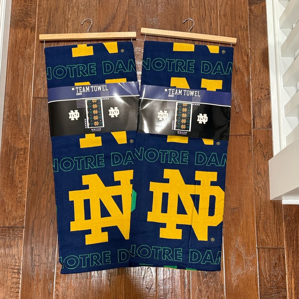 👙☀️☘️ NWT, Notre Dame Team Towels!